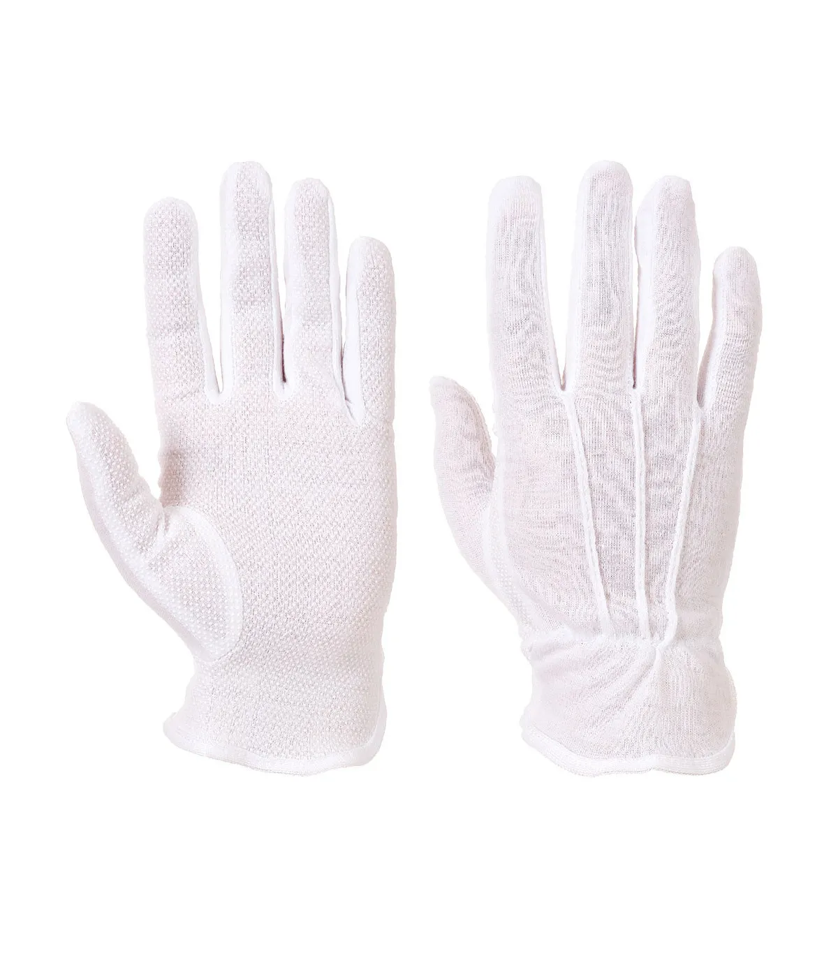 100% Terry Baumwollhandschuh mit großem Mikrodot PORTWEST A080