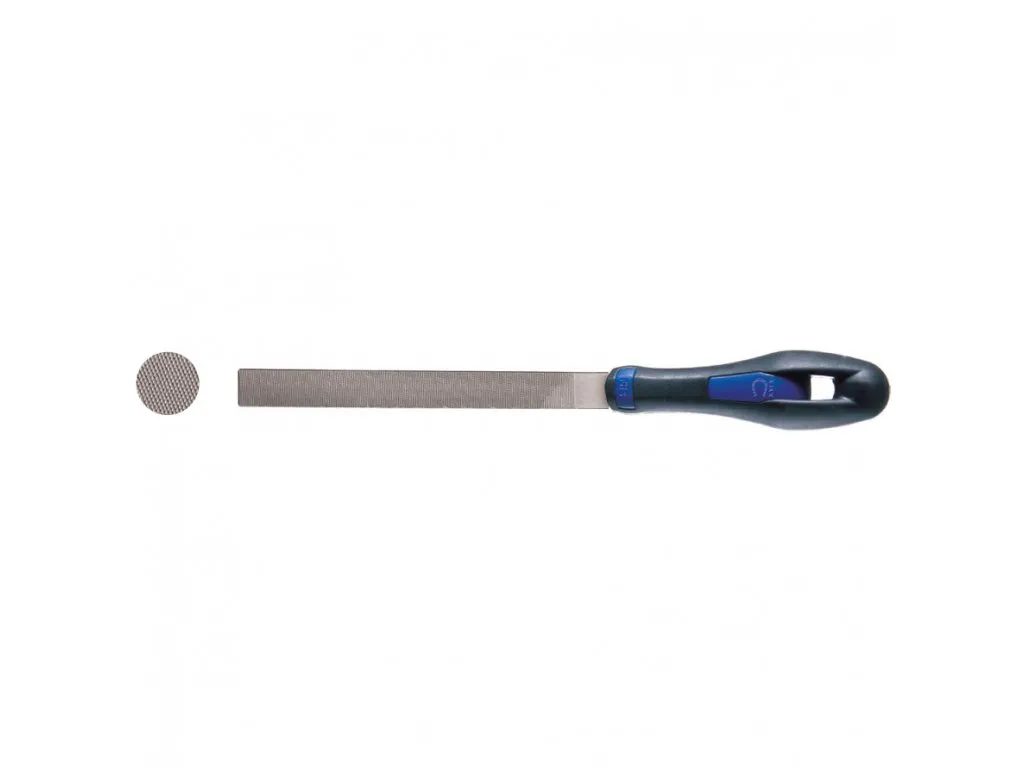 Leichte Werkstattfeile 150 mm, mit ergonomischem Griff, 16 × 3 mm, Sek. 3