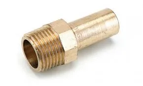 SudoPress Rotguss Pressfitting Einstecknippel 22 mm x 3/4" AG