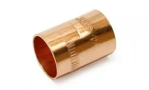 Kupfer Lötfitting Muffe mit Anschlag 20 mm