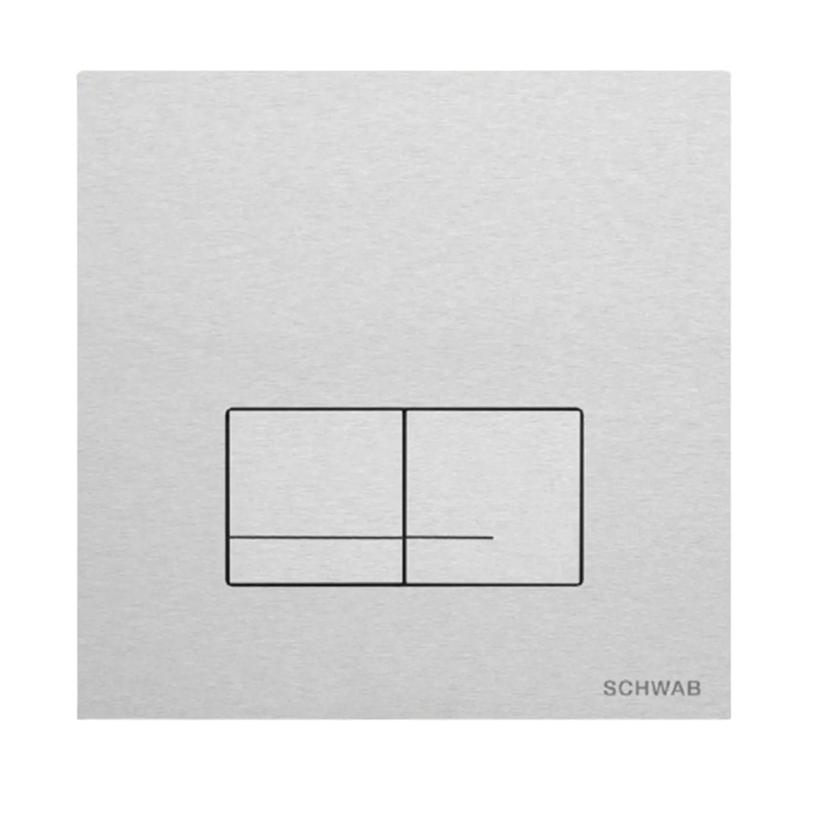 Delos ARTE DUO ALU DF Betätigungsplatte SPK XS