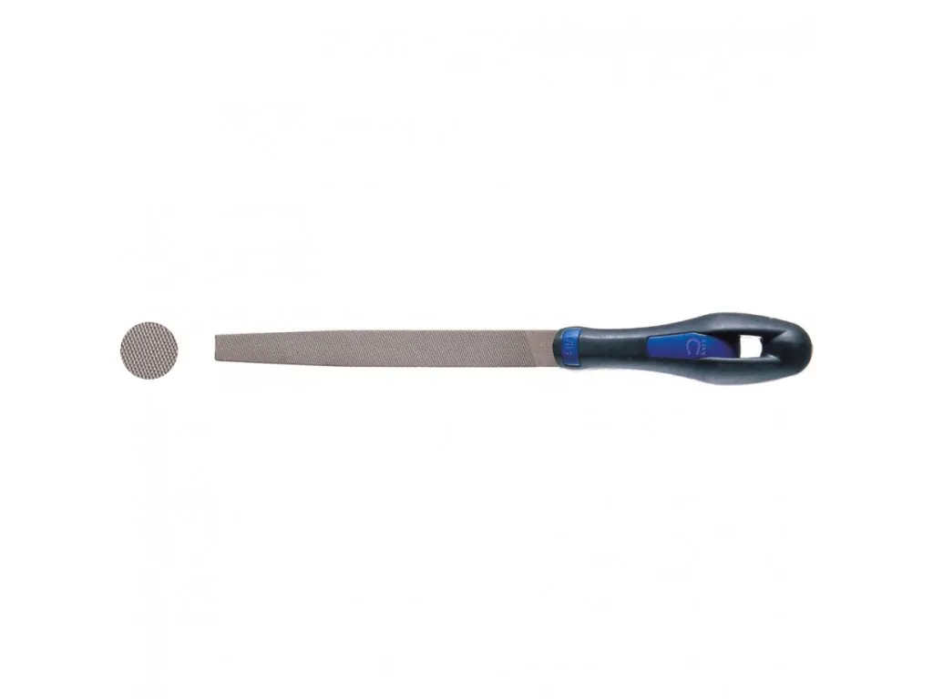 Werkstattmappe flach spitz 200 mm, mit ergonomischem Griff, 20 × 5 mm, Sek. 2