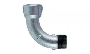 Temperguss Fitting verzinkt langer Bogen 90° I/A 3/4"
