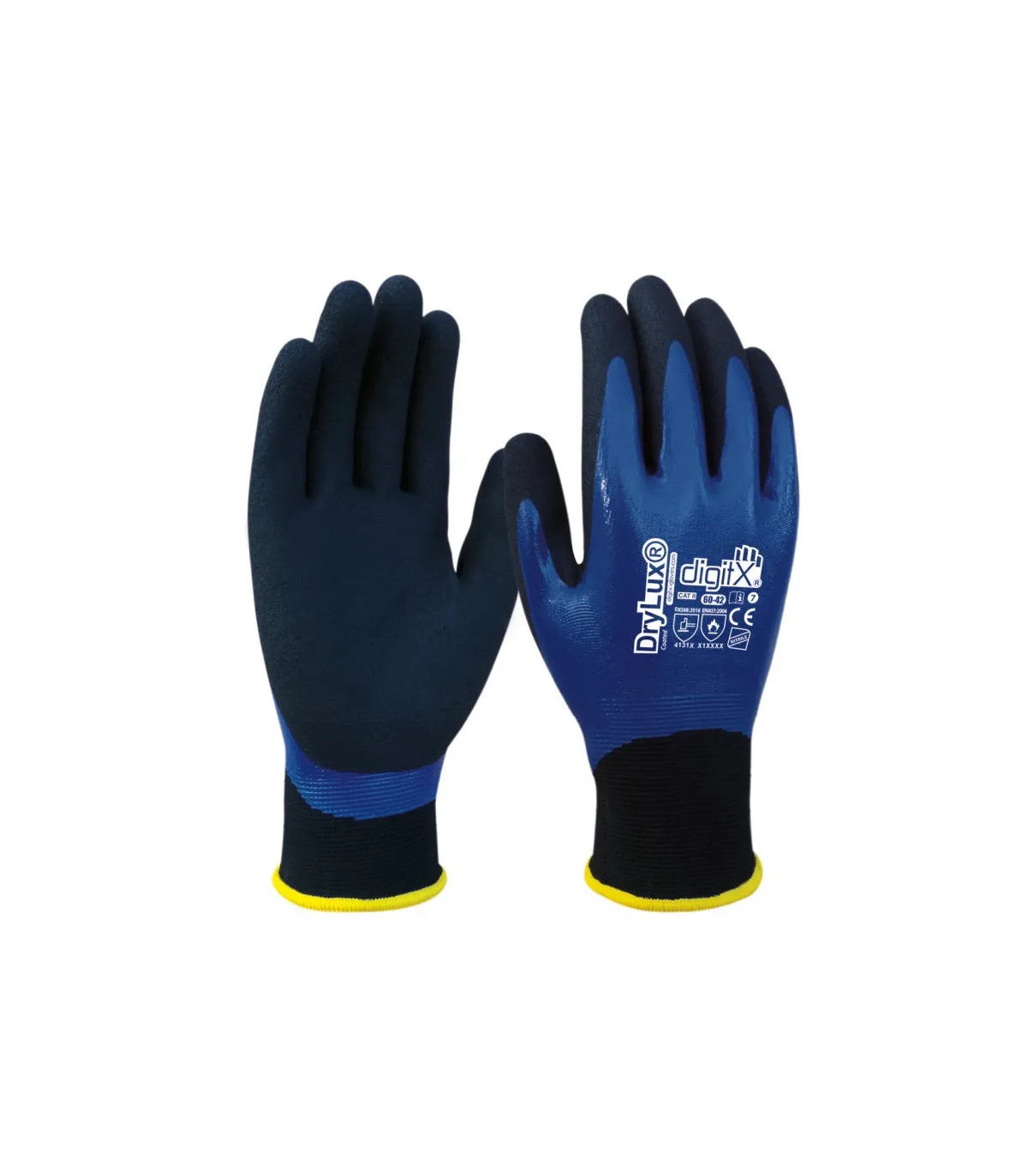 12 paare Bicapa Blaue Nitrile Glove wasserdicht Digitx Trockenlux beschichtet