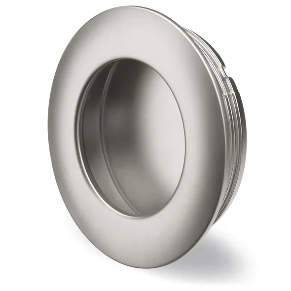 Einsetzgriff Borgoa, Bohrabstand 0 mm, H 11 mm, ø 41 mm, Verchromt matt