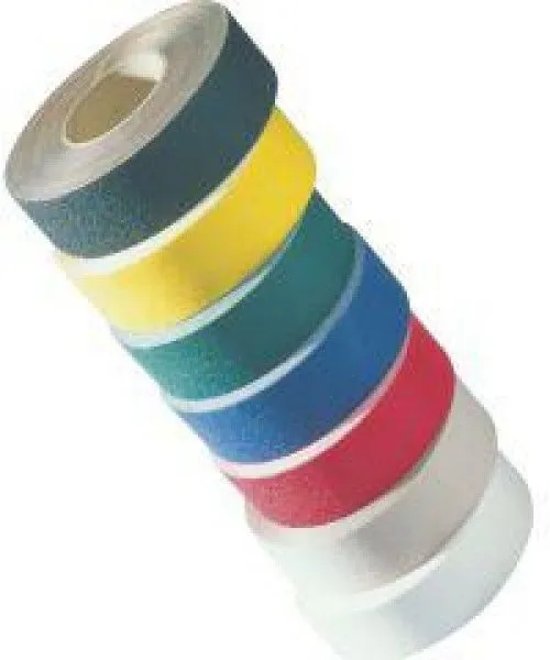 Anti-Rutsch Klebeband 50 mm x 18,3 m rot/weiss (Inhalt: 18.3 Meter - 3.22 € / 1 Meter)