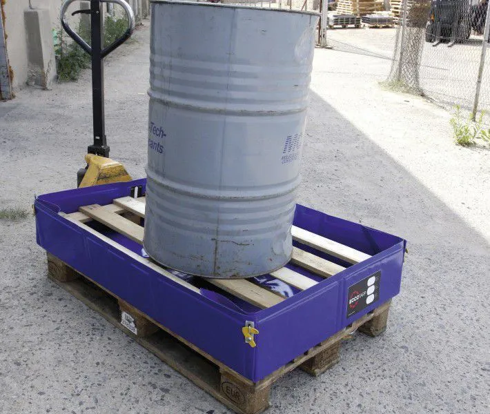 CEMO Faltwanne PES blau 210l, 130x170cm