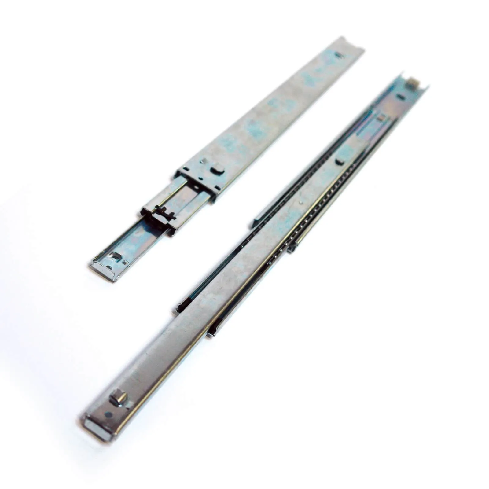 2 Stück Teleskopschiene für Schubladen, 3 stufig, 400x13x46 mm