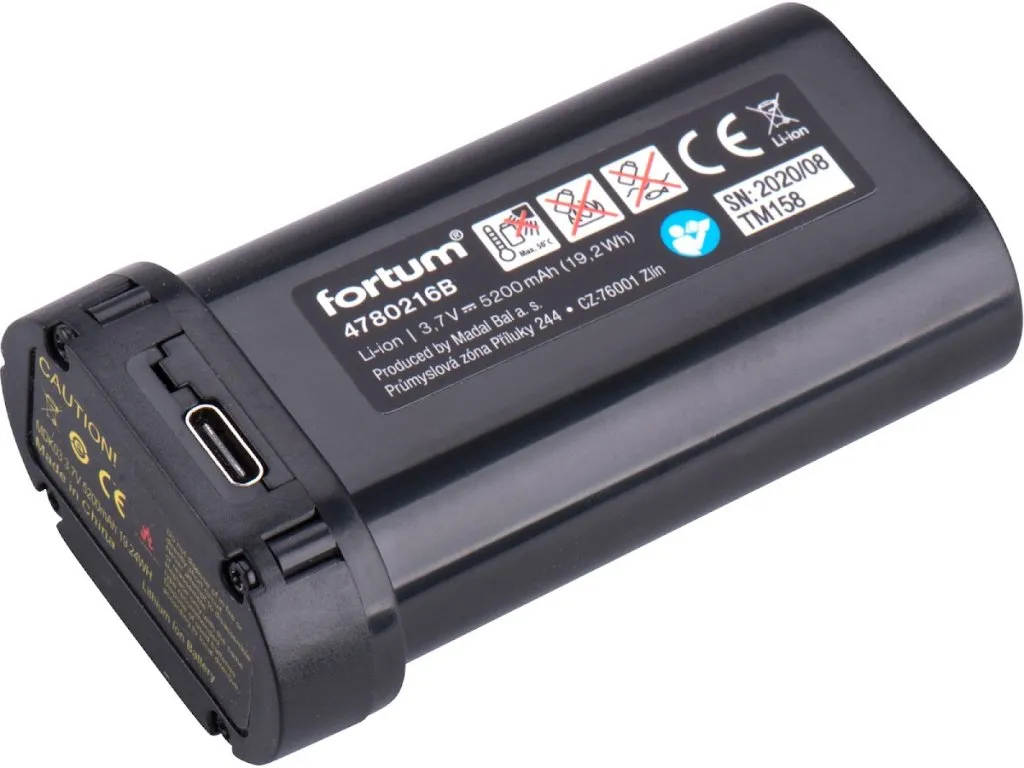 Akku für Laser, 3,7 V, Li-Ion, 5200 mAh (19,2 Wh)