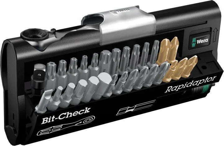 Wera Bit-Sortiment 1/4" 31tlg. m.Bitratsche