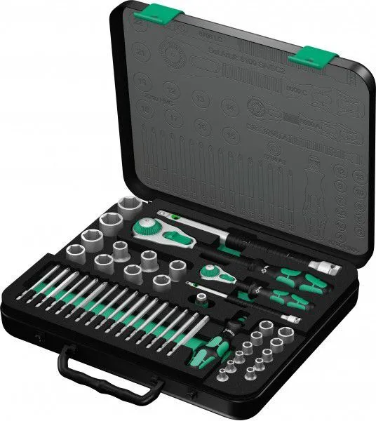 Wera Steckschlüssel Garnitur 1/4"+1/2"43tlg. ZYKLOP speed