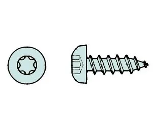3,5 x 25mm TX15 PAN HEAD Vollgewinde ( 1000 St.)