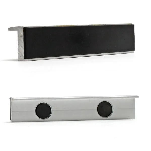 Alu Schraubstock Schutzbacken / Prismenbacken 125mm magnetisch