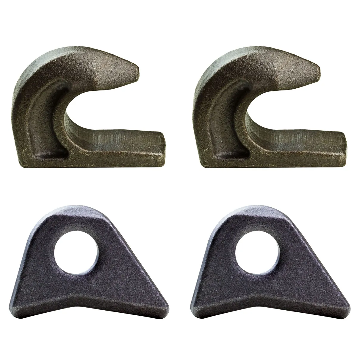 2er Set Verriegelung / Klauenbefestigung / Koppelhaken Frontlader Euroaufnahme