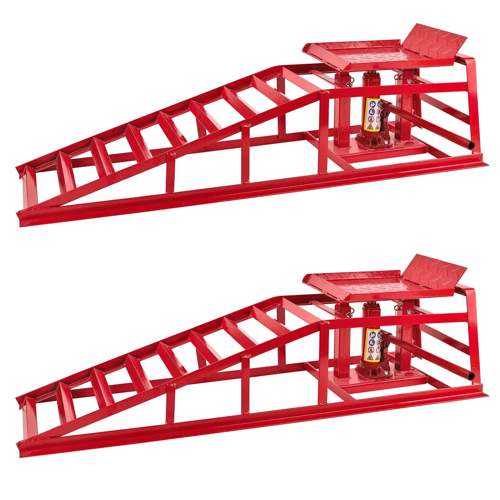 2x Stahl Auffahrrampen AR 2000 2000 kg Auffahrböcke Verladerampe Wagenheber