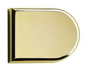 Zierkappe Typ B (D-Form) vergoldet, hochglanz