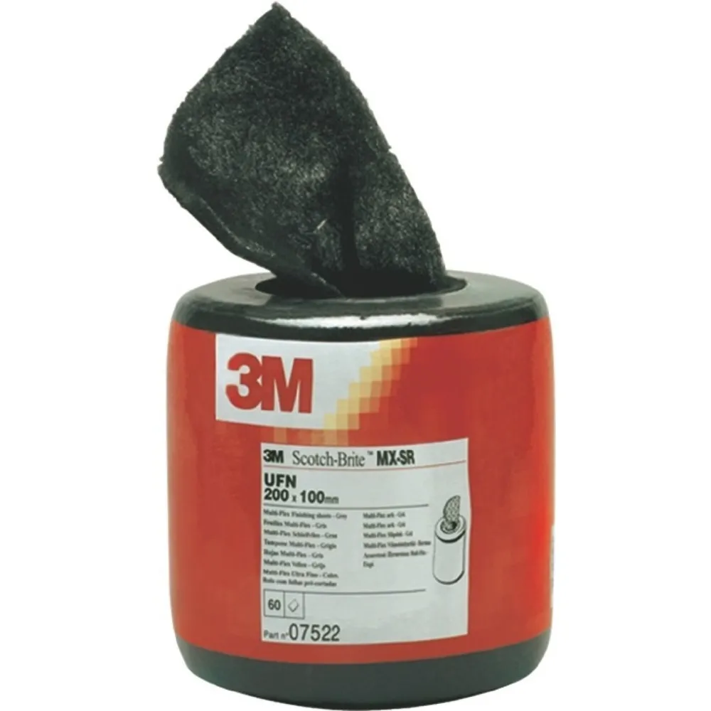 3M™ Schleifvliesrolle MX-SR, Länge 6 m Breite 100 mm, ultra fine