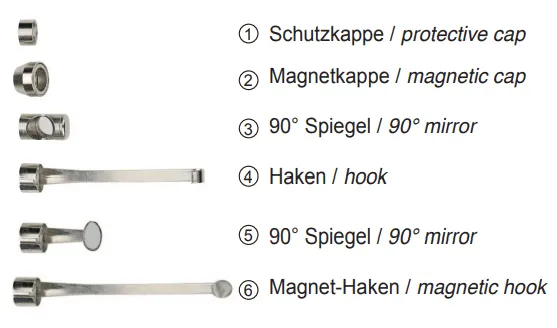 Zubehöre für Foto-Video-Endoskop