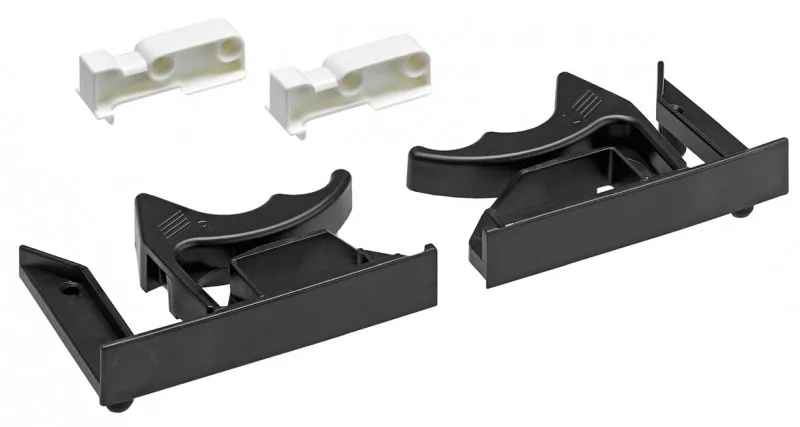 Schnäpper / Aufsteckhalter für Tablaranwendungen, links und rechts