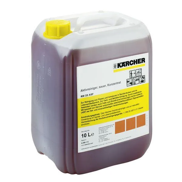 Aktivreiniger Kärcher RM 25 ASF Sauer NTA-frei (Inhalt: 20 Liter - 7.62 € / 1 Liter)