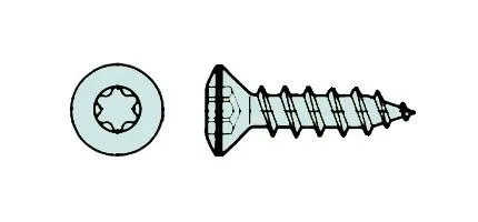 3,5 x 40mm TX15 LIKO Vollgewinde ( 1000 St.)