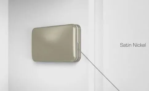 Abdeckkappen Lift Mini, vernickelt matt