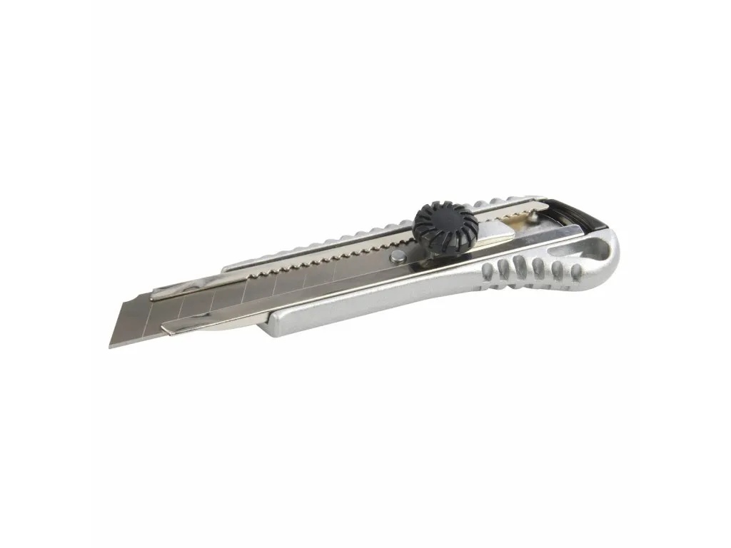 Abbrechmesser aus Metall 18 mm Silverline