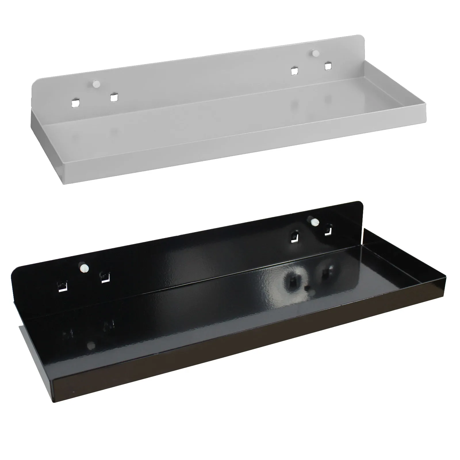 ADB 73166 Ablageboden / Lochwand / Werkzeugablage 350x125 mm Tiefschwarz