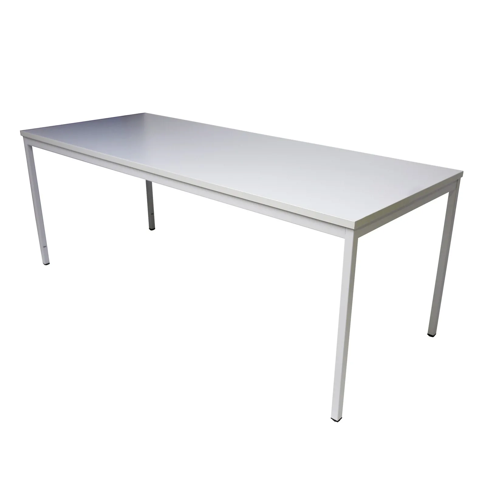 ADB Bürotisch / Computertisch / Schreibtisch, grau, 2000x800x750 mm (RAL 7035)