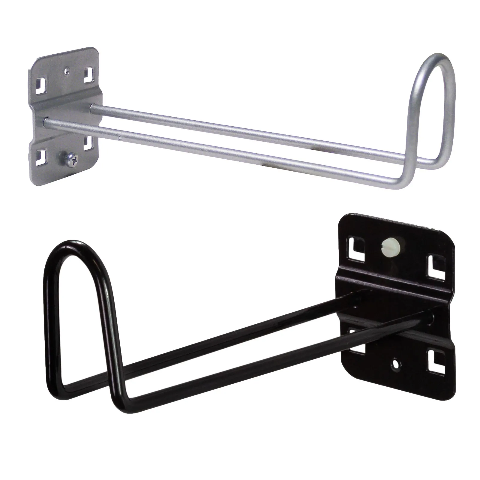 ADB Kabelhalter / Wandhalter Ablage für Lochplatten 150x37x50mm Tiefschwarz