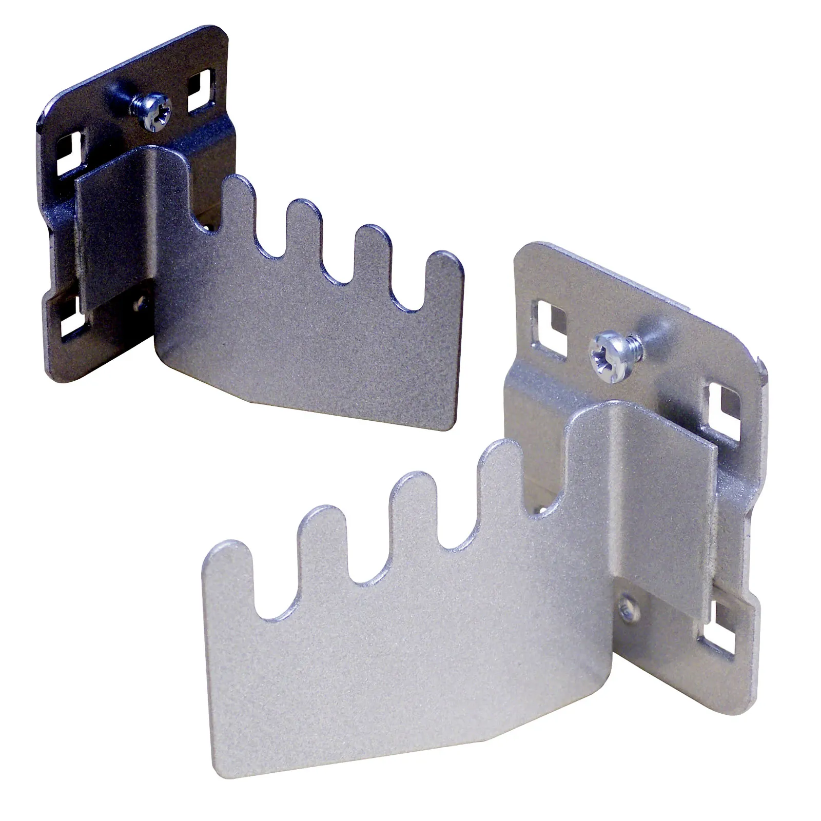 ADB Lochplatten Sägenhalter mit Aufnahmen für 4 Sägen Tiefschwarz