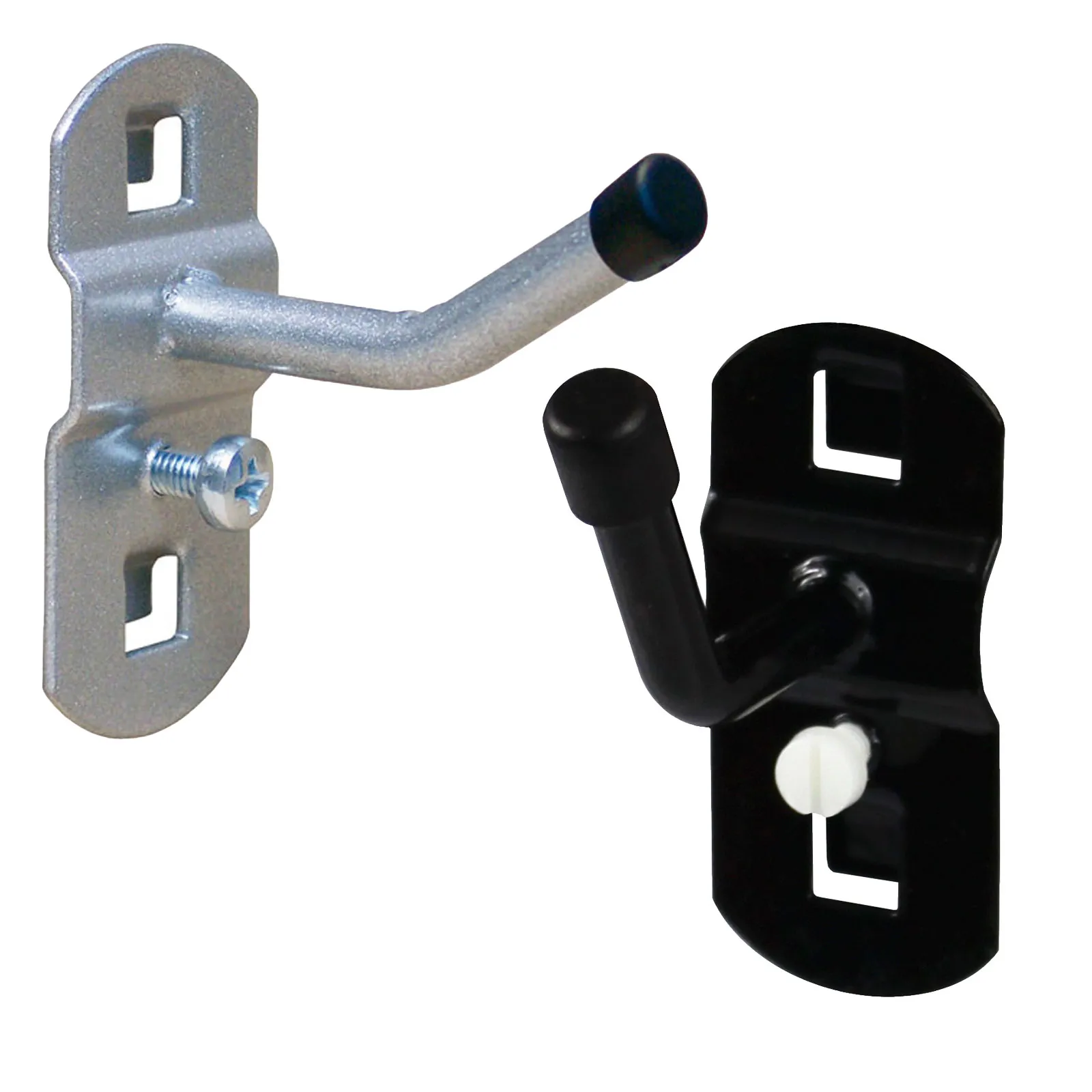 ADB 23132 Lochwand Haken für Stecknüsse mit schrägem Hakenende RAL 9006