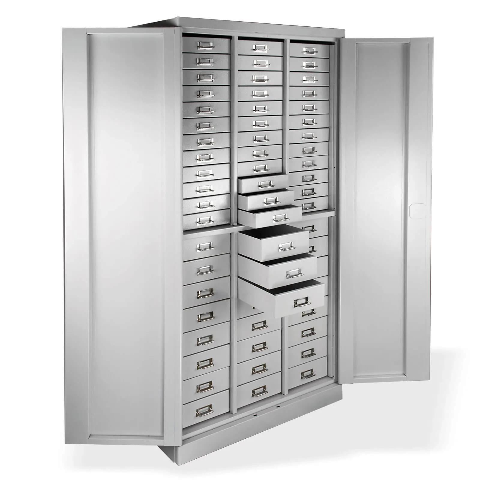 ADB Metall Schubladenschrank 60 Fächer, Werkzeug- & Materialschrank 1790x800x410 mm