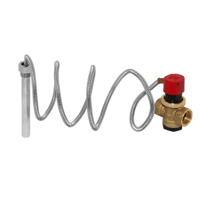 Afriso Thermische Ablaufsicherung TSK ¾ AG mit 1300mm Kapillarrohr und ½ Tauchhülse 42370