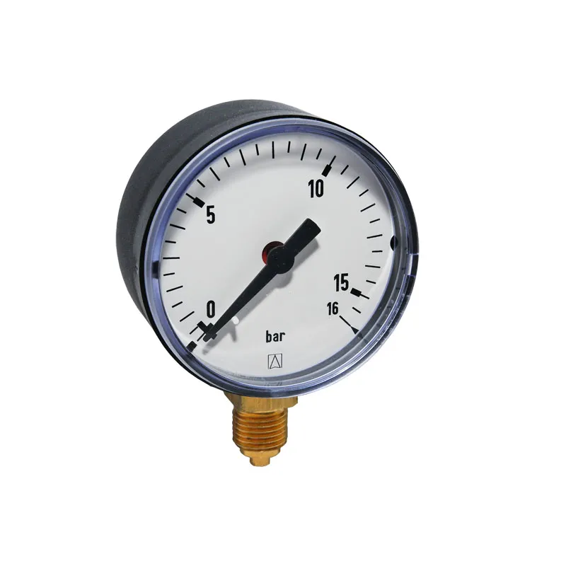 Afriso Rohrfeder-Manometer Manometer 0  16bar Anschluss unten 1/4 AG Ø 63mm 63515