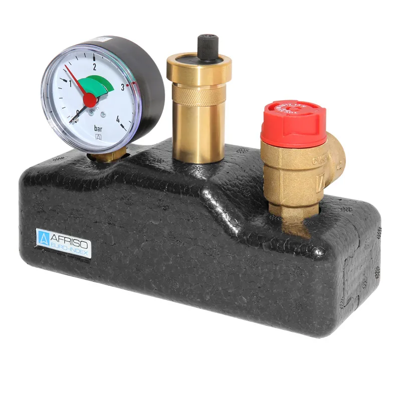 Afriso Kesselsicherheitsgruppe KSG 30 bis 50 kW mit Isolierung 3bar Ausführung 77938