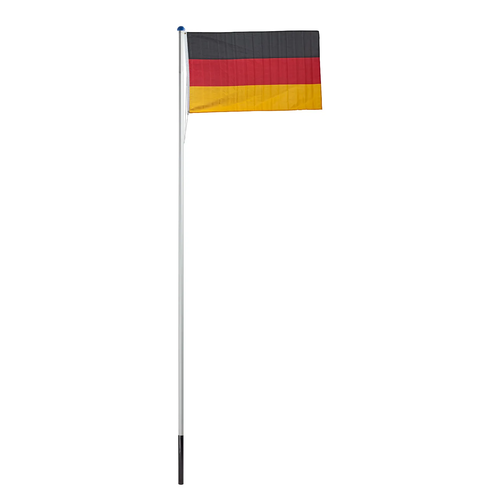 Alu Fahnenmast / Flaggenmast / Fahnenmasten 6,10 m (Deutschland EM WM)