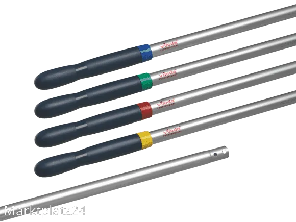 Aluminiumstiel Clip blau, 150cm, 1 St.