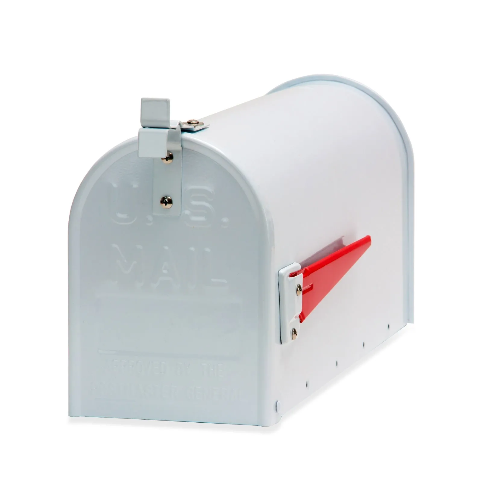 Amerikanischer Briefkasten American Mailbox Zeitungsrolle weiß