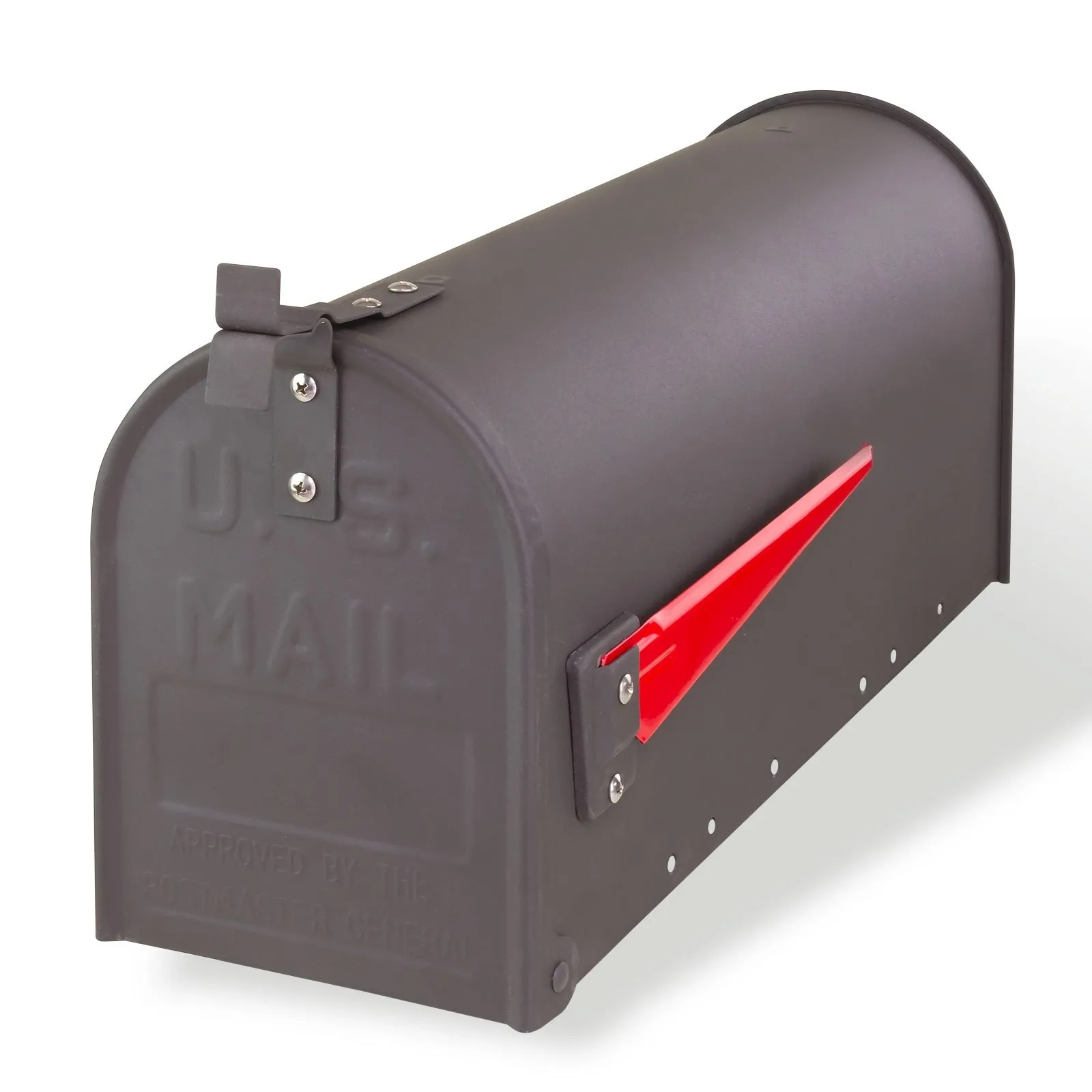 Amerikanischer Briefkasten / American Mailbox, aus Stahl, anthrazit