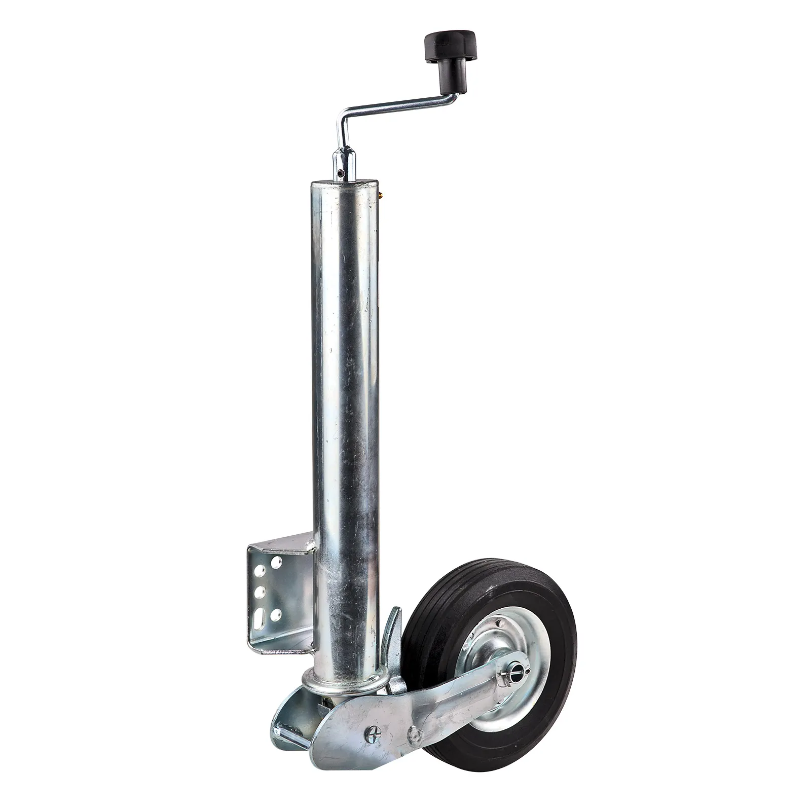 Anhängerstützrad / Automatikstützrad 400 kg Vollgummi