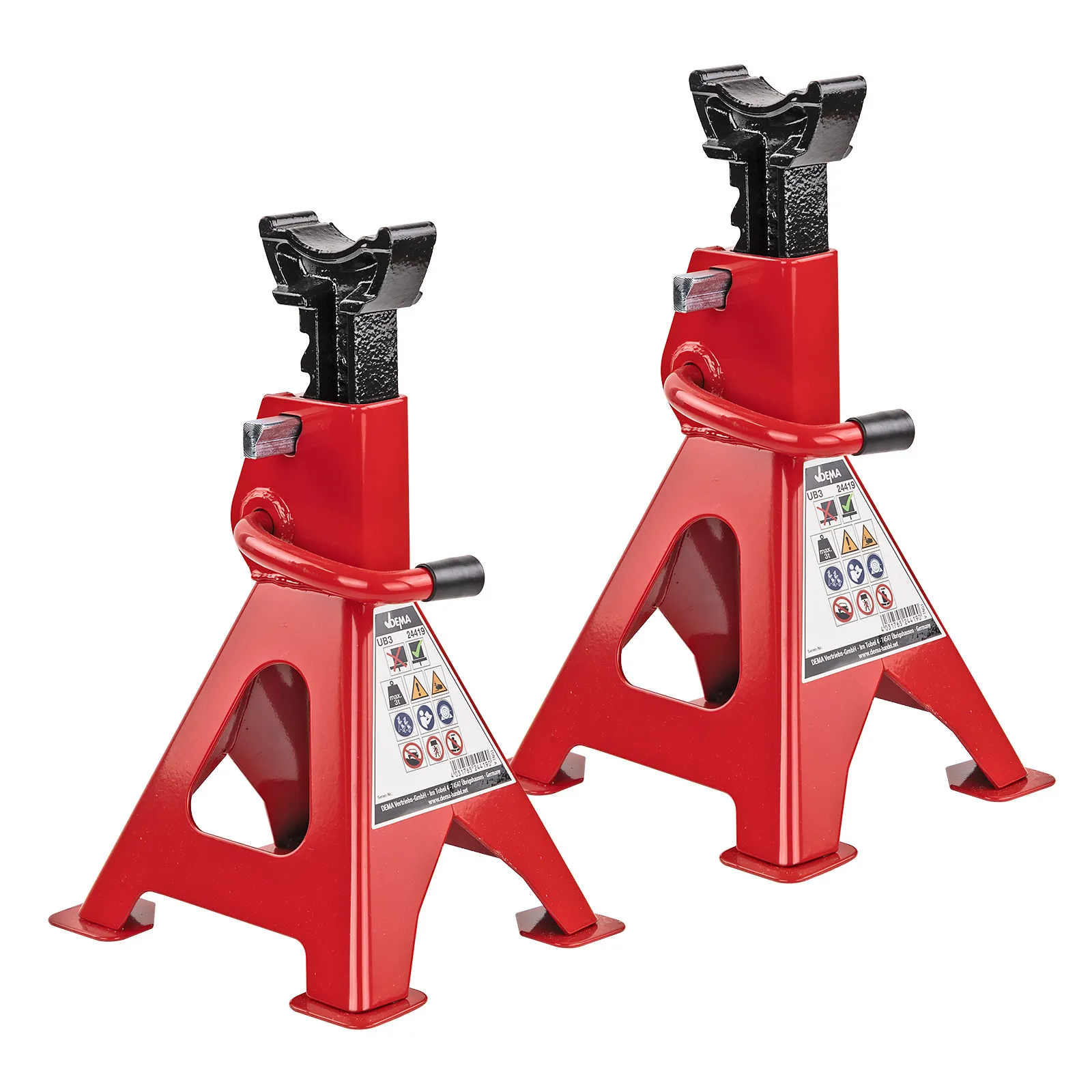 2x Unterstellbock Abstützbock Stützbock bis 3t Tonnen