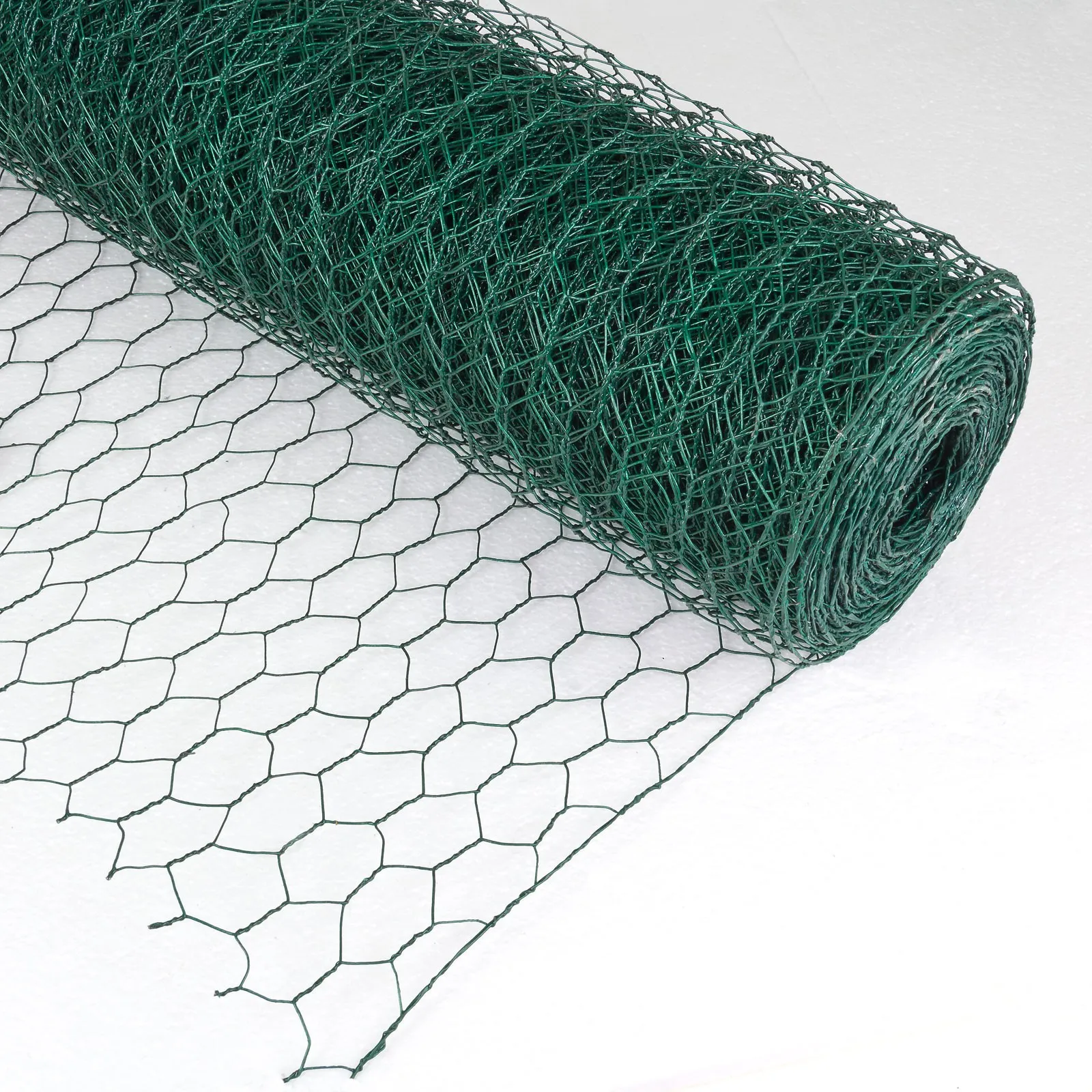 Drahtgitter Volierendraht 25mm 6eck 0.5x25m grün d=0.8mm