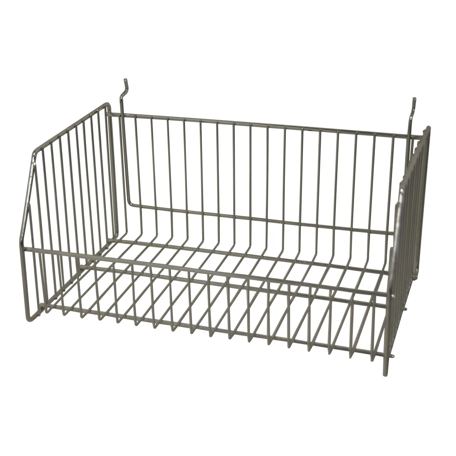 ADB Drahtkorb Lochblech Ablagefach Korb, für Werkstatt Lochwand, 470x300x220 mm