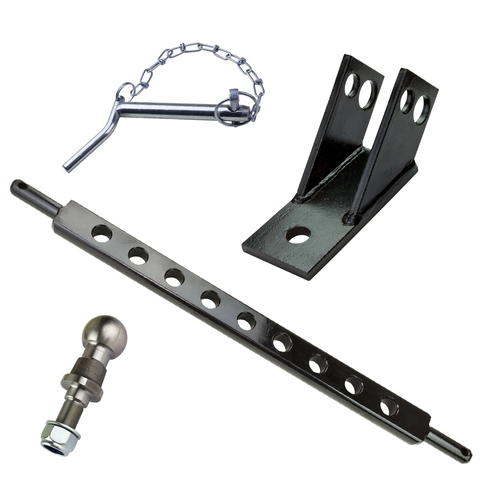 Drehsicherung Kat2 Ackerschiene 800mm Kugelkopf Kugelkupplung