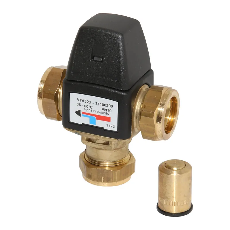 ESBE Mischautomat Brauchwassermischer Serie VTA 323 35 - 60 Grad C DN 15 Kvs 1,5 KLF 22mm 31100200