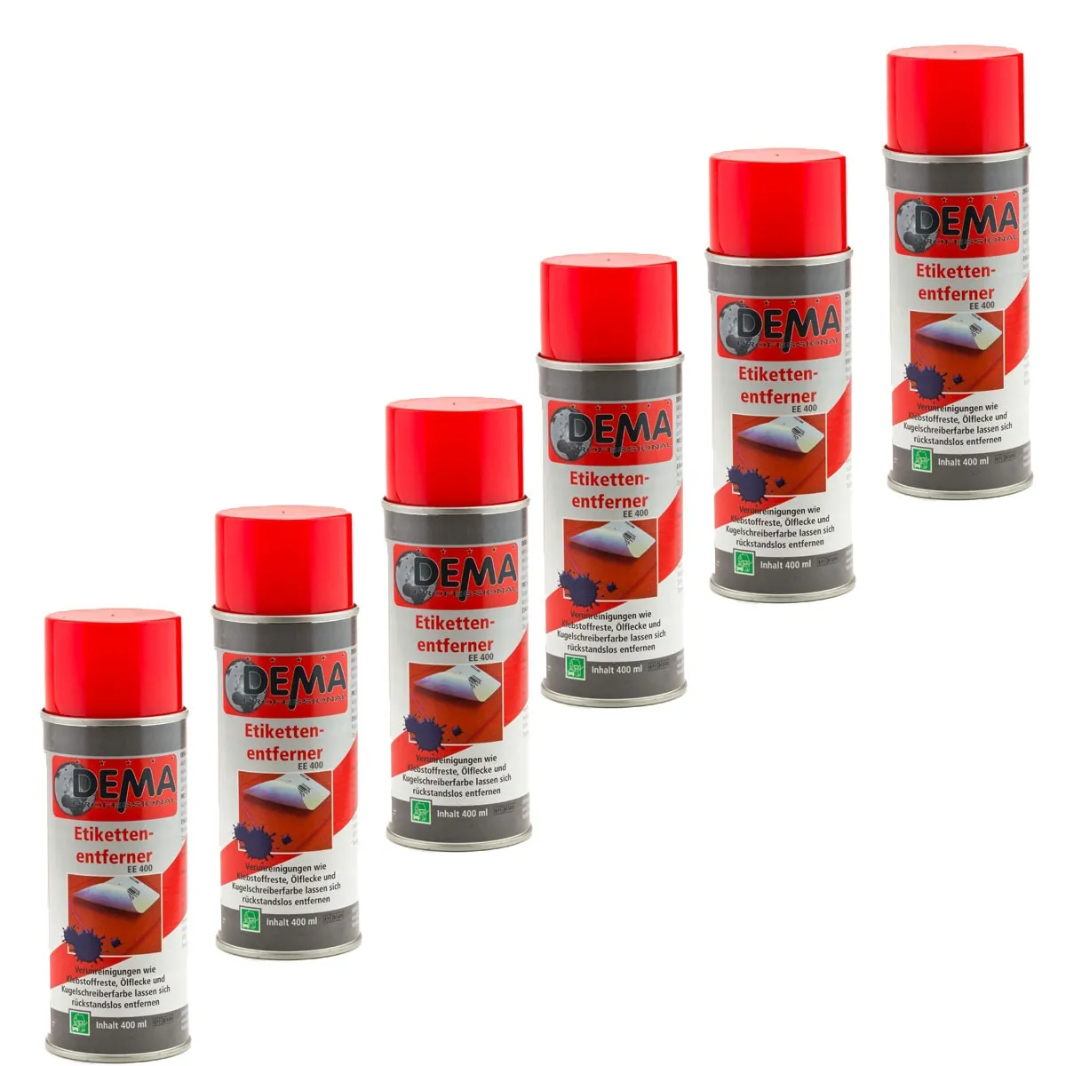 Etikettenlöser / Etikettenentferner PROFESSIONAL 6x 400 ml SET Spray