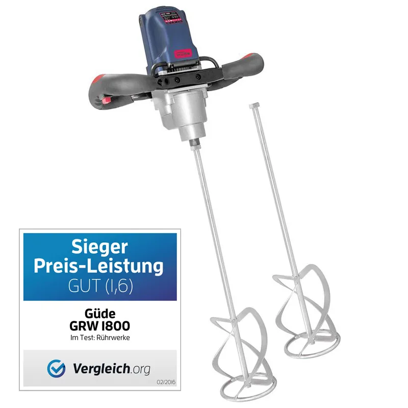 Güde Q9 Rührgerät / Mörtel-Rührwerk / Mörtelrührer GRW 1800