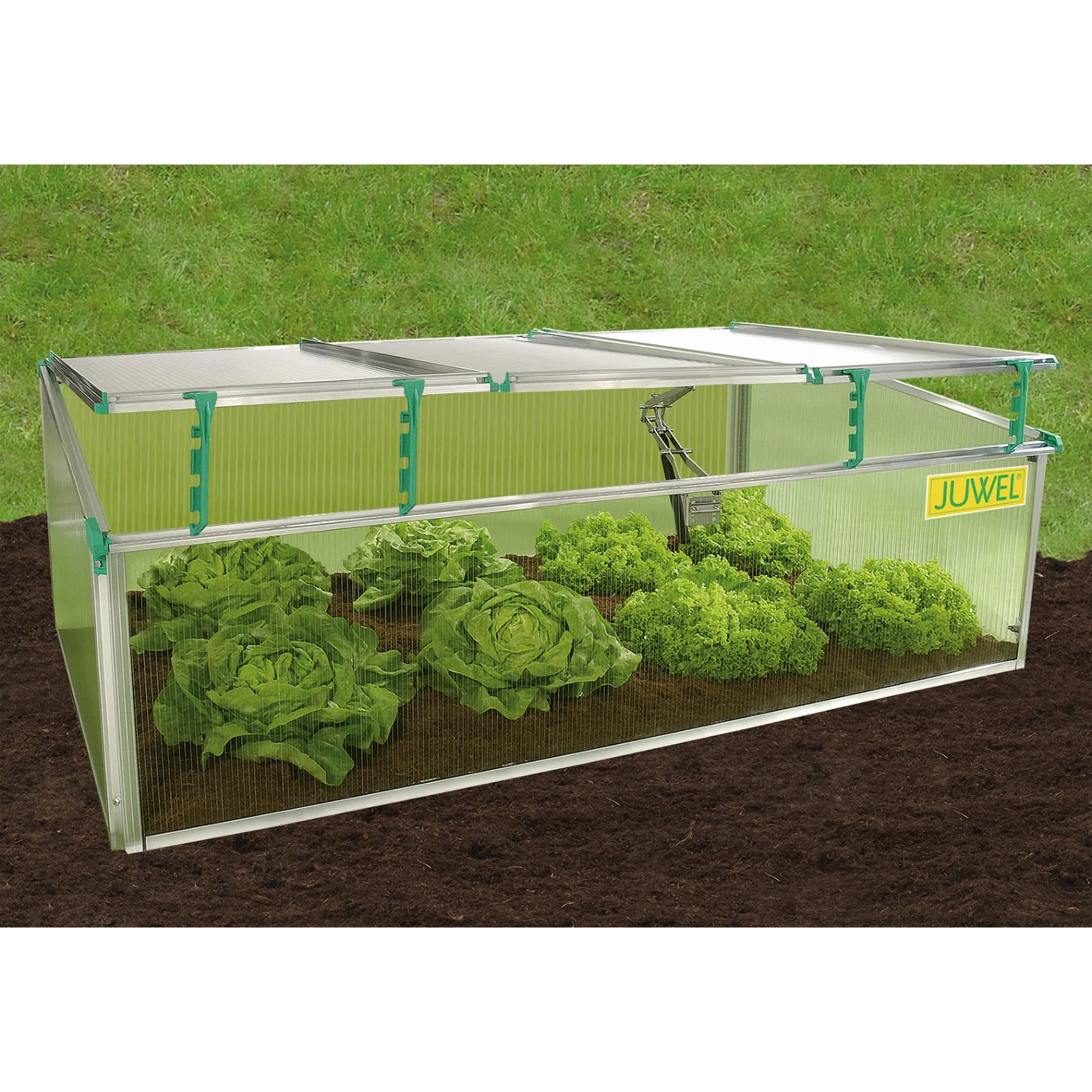 Juwel Frühbeet Gewächshaus BIOSTAR 1500 PREMIUM Fensteröffner