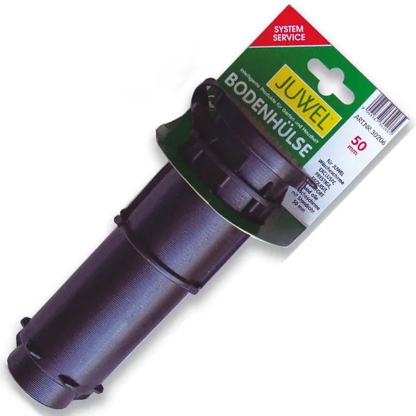 Juwel Wäschespinnen Bodenhülse Kunststoff Ø50 mm mit Deckel